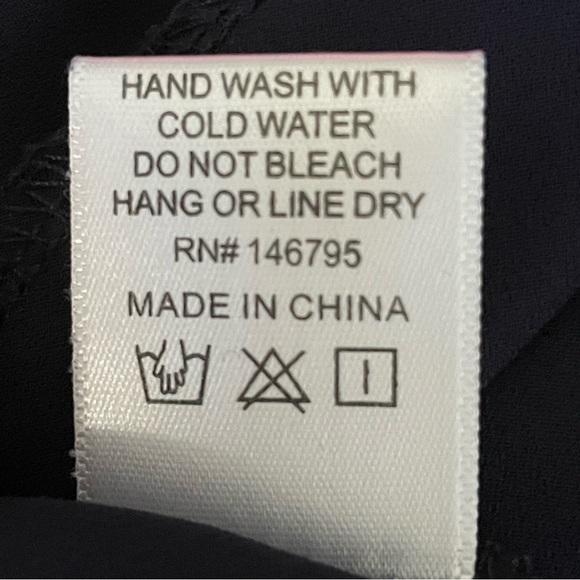 Dee Elly Faux Wrap Tulip Waterfall Dress Style #DA 6536-AAH - Picture 7 of 9